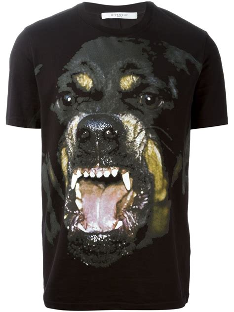 givenchy rottweiler shirt mens|Givenchy t shirt with holes.